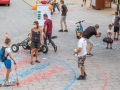 Spielstraßenaktion am Westerwaldplatz (Foto: Ralf Salecker)