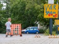 Spielstraßenaktion am Westerwaldplatz (Foto: Ralf Salecker)