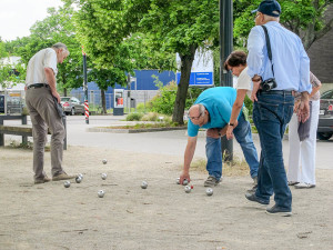 Boule spielen am Westerwaldplatz