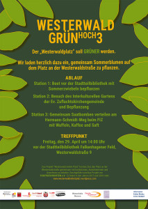 Westerwald Grünhoch3 - Der „Westerwaldplatz“ soll GRÜNER werden