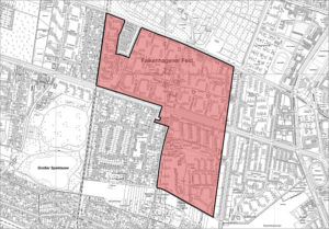 Karte: Quartiersmanagement im Falkenhagener Feld Ost