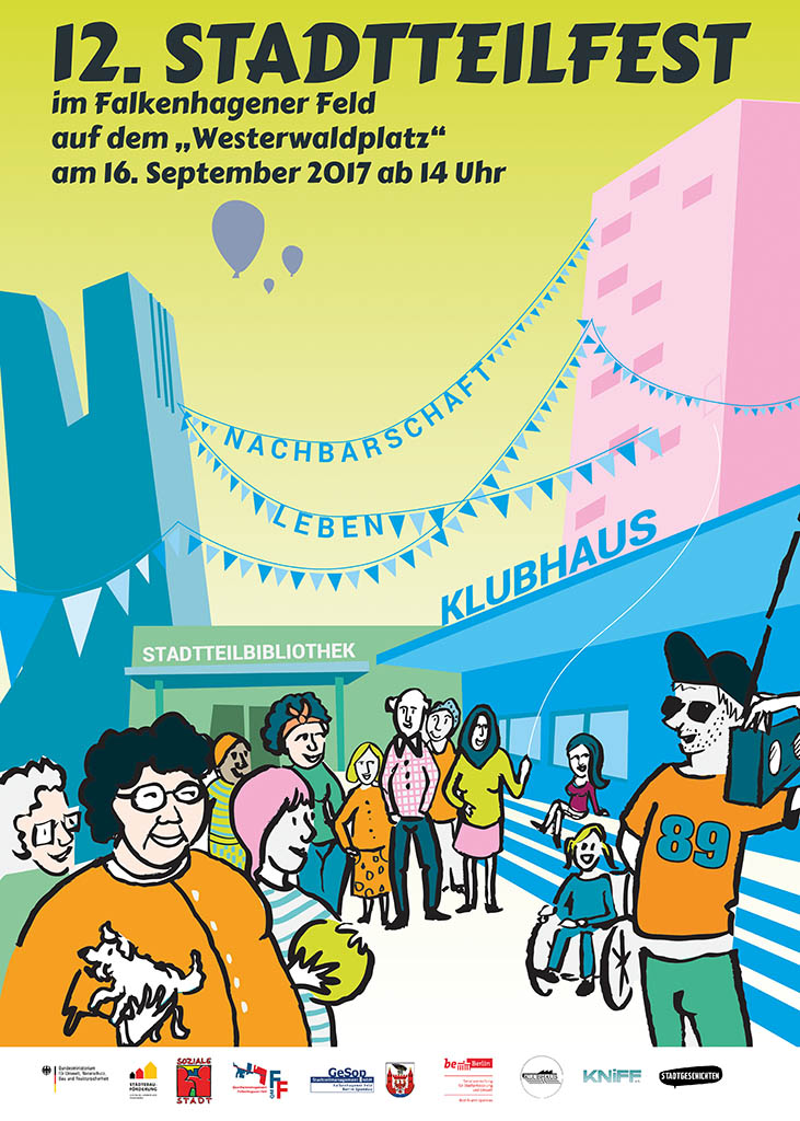 12. Stadtteilfest im Falkenhagener Feld 2017