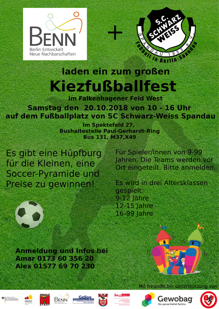 Kiezfußballfest im Falkenhagener Feld