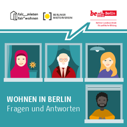 „Wohnen in Berlin – Fragen und Antworten“ eine Broschüre in fünf Sprachen