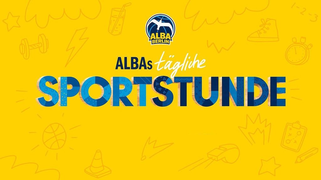 Sportstunde für Kinder mit Alba Berlin