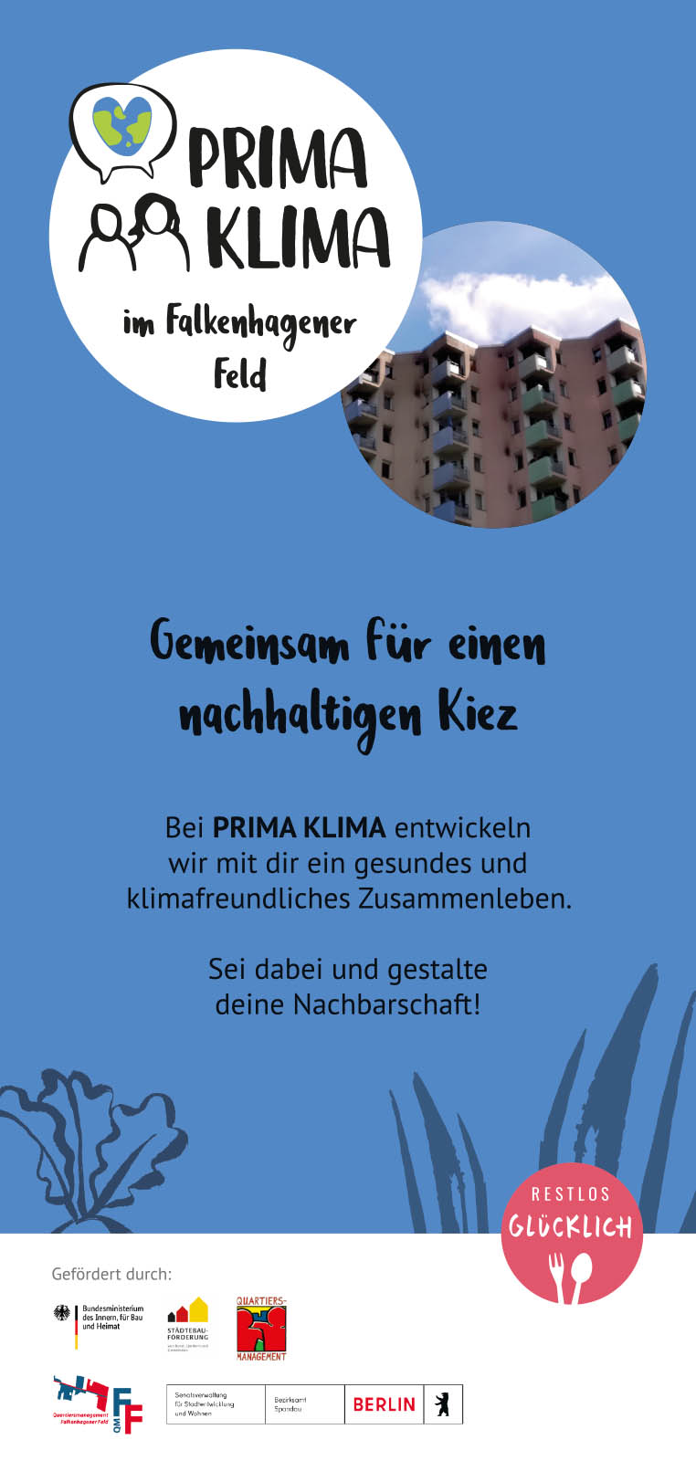 Einladung zum 1. Klimaforum im Rahmen des Projekts „Prima Klima im FF - gemeinsam für ein sauberes & nachhaltiges Quartier“