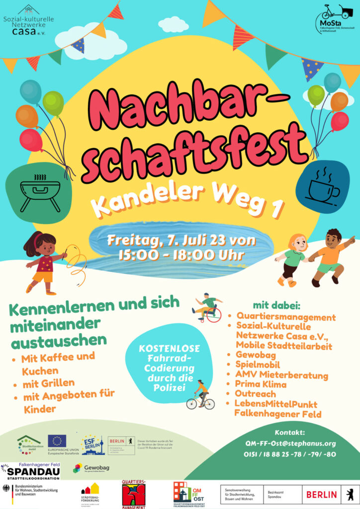 Sommerfest Kandelerweg am 7.7.2023