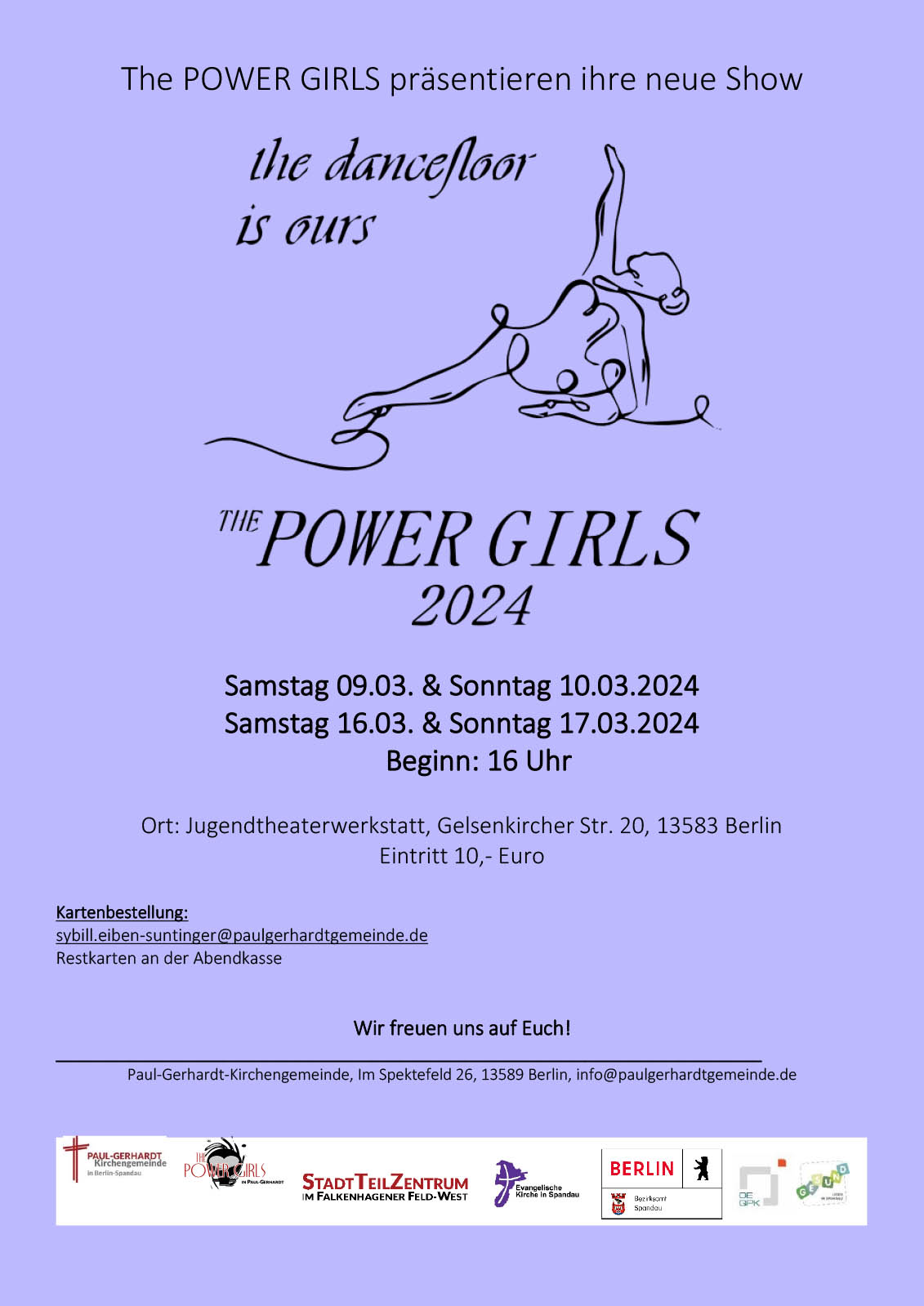 The POWER GIRLS präsentieren ihre neue Show