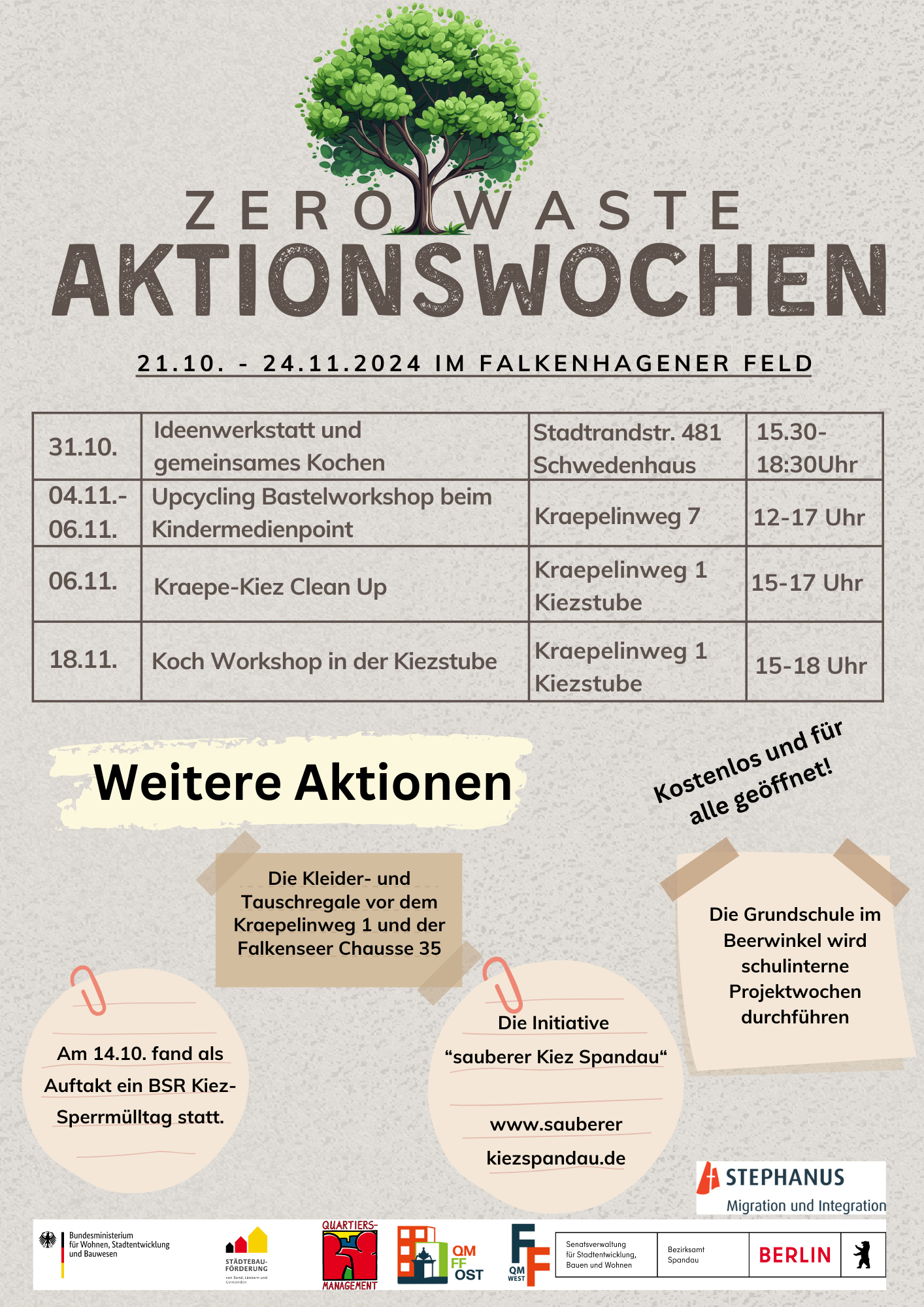 Zero-Waste-Aktionswochen im FF