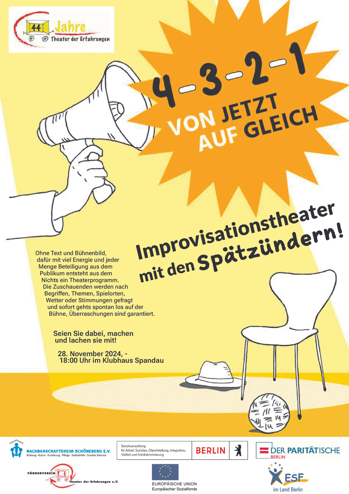 Improvisationstheater im Klubhaus