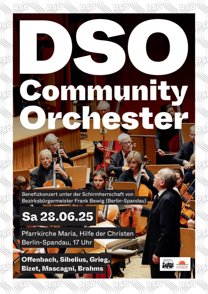 Einladung zum Benefizkonzert des DSO Community-Orchesters
