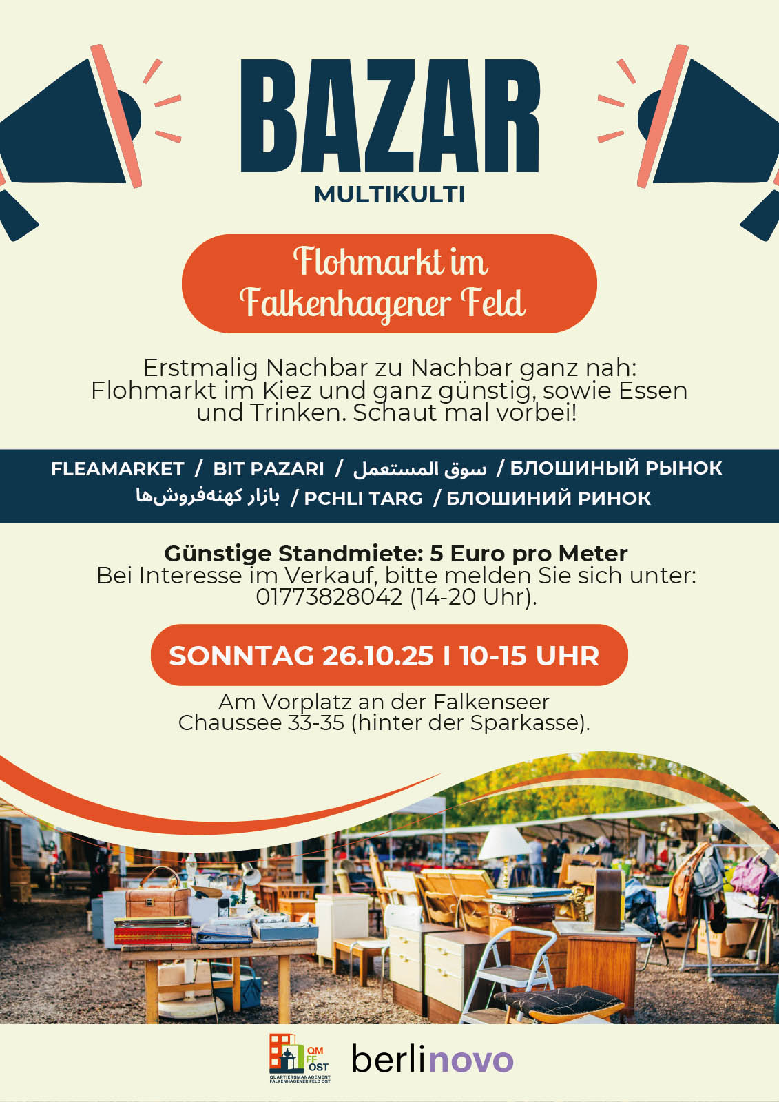 Flohmarkt im Falkenhagener Feld