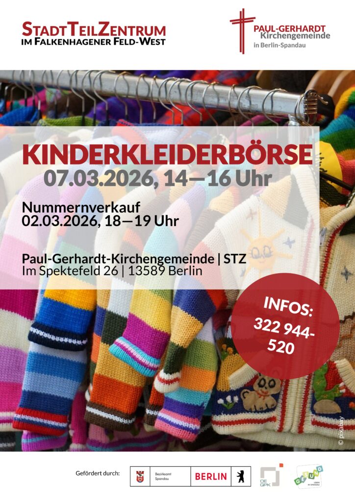Kinderkleiderbörse am Samstag, 07.März
