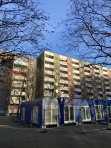 temporäres Stadtteilzentrum
