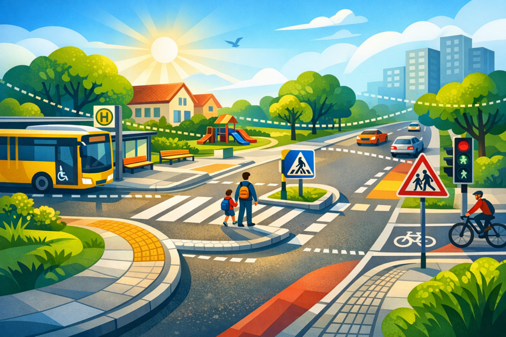 Mehr Sicherheit auf dem Schulweg an der Stadtrandstraße