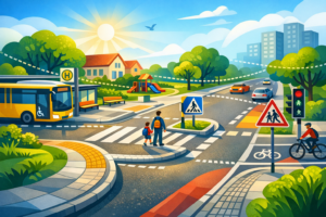 Mehr Sicherheit auf dem Schulweg an der Stadtrandstraße