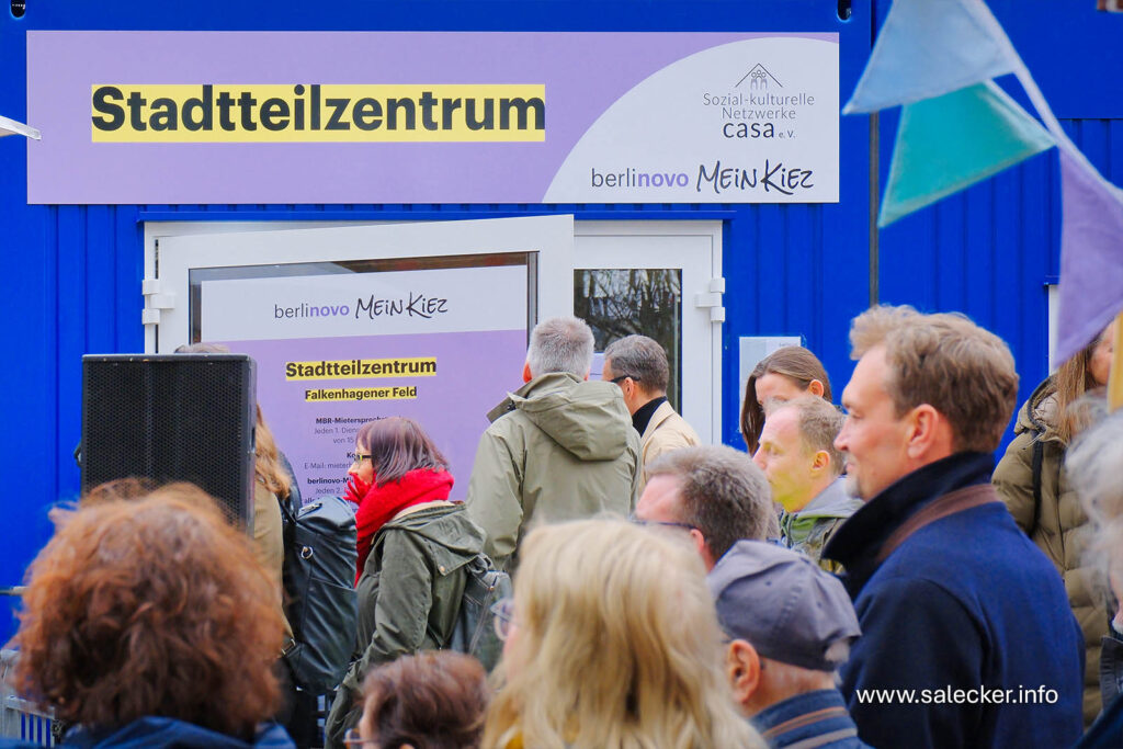 Eröffnung des temporären Stadtteilzentrums (Foto: www.salecker.info)