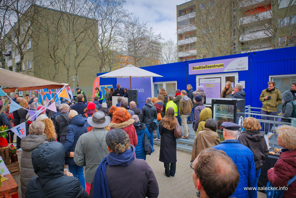 Eröffnung des temporären Stadtteilzentrums (Foto: www.salecker.info)
