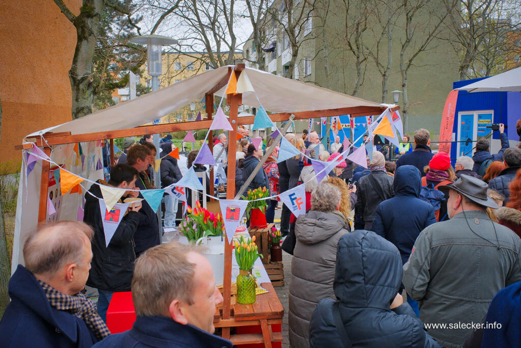 Eröffnung des temporären Stadtteilzentrums (Foto: www.salecker.info)