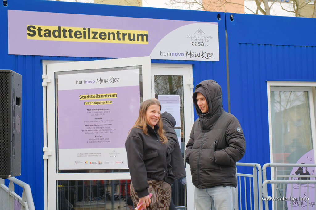 Eröffnung des temporären Stadtteilzentrums (Foto: www.salecker.info)