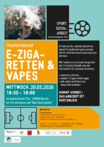 E-Zigaretten und Vapes: Themenabend