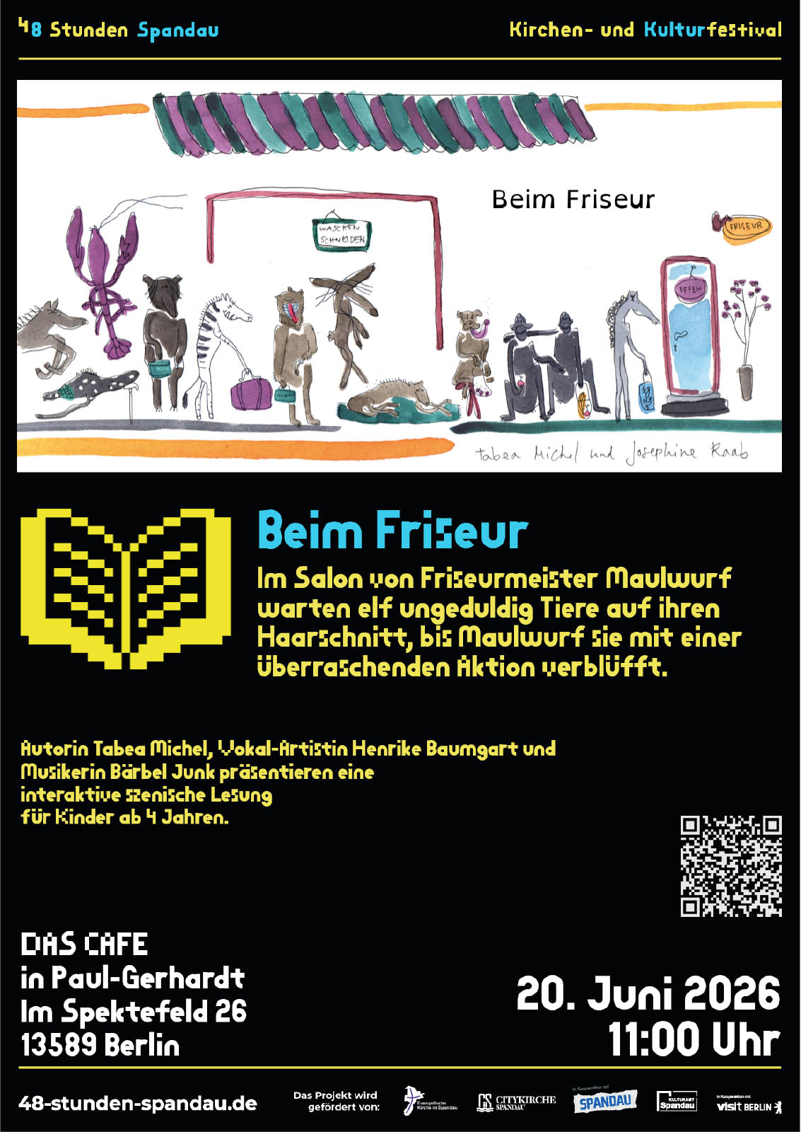 Lesung für Kinder: BEIM FRISEUR - Eine Reimgeschichte mit Überraschungen