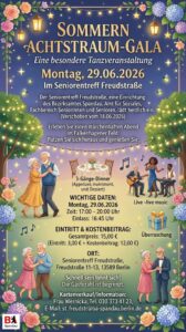Sommernachtstraum-Gala im Seniorentreff Freudstraße am 29.06.2026
