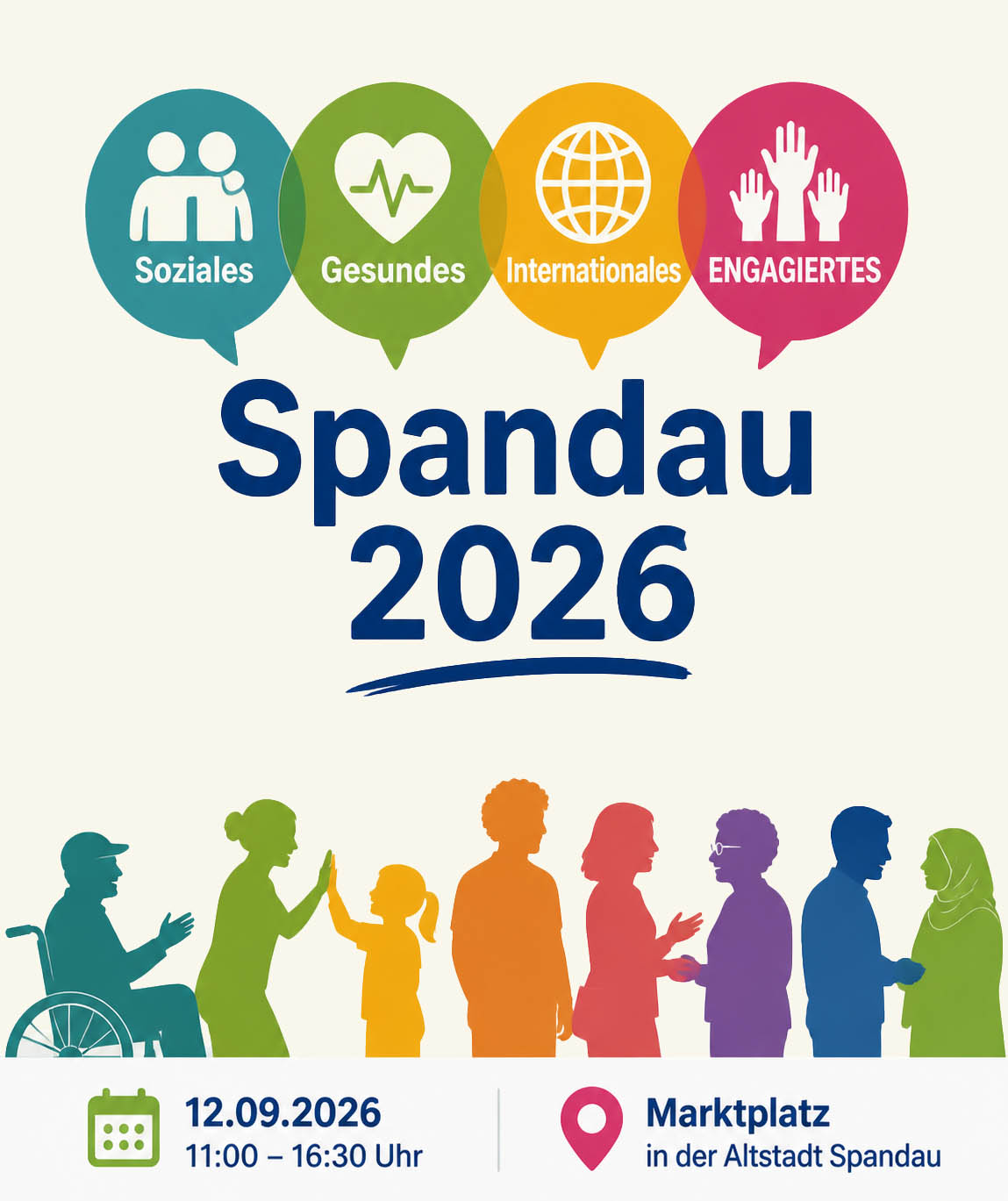 Soziales, Gesundes, Internationales und ENGAGIERTES Spandau 2026