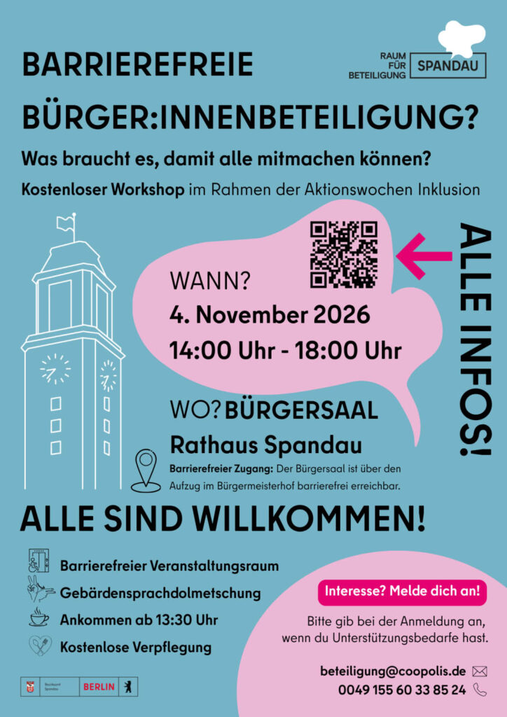 Workshop: Barrierefreie Beteiligung